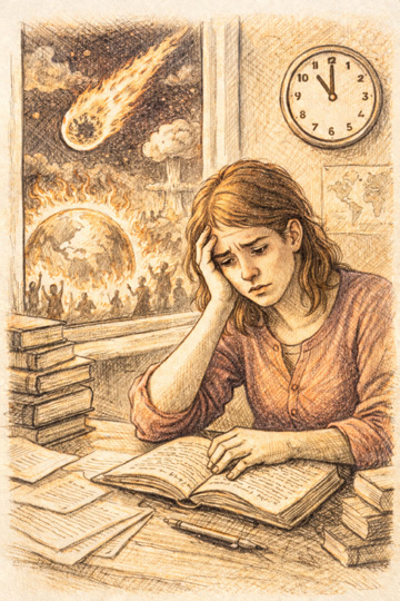 Jongere somber over de toekomst